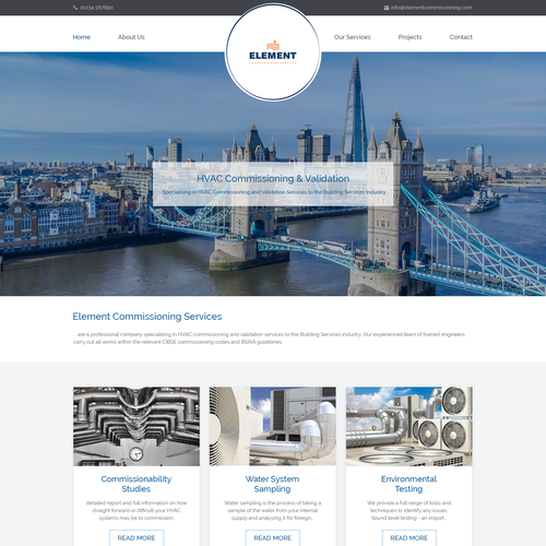 Web page design contest entry by Mycrodesign