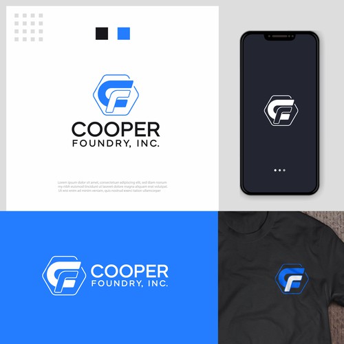 50 YEAR FOUNDRY LOGO|EMBLEM REDESIGN Design by rouf_art
