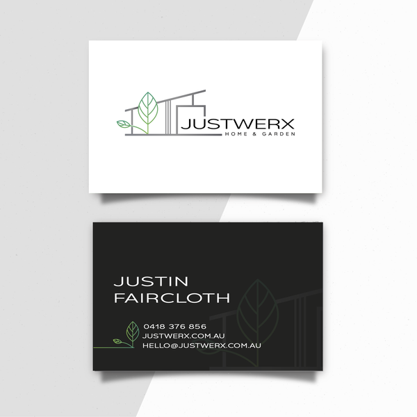 Business Card design for JUSTWERX