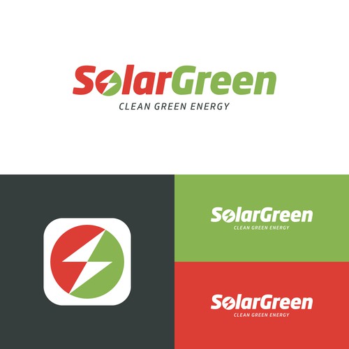 Logo for solar retailer, SolarGreen Design by ARA designs