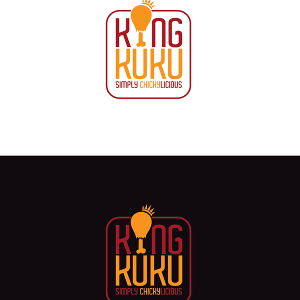 Create a capturing elegant but simple illustration for a fried chicken retail outlet.