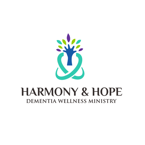 "Hope and Harmony: Dementia Wellness Ministry" winning Postcard, flyer or print