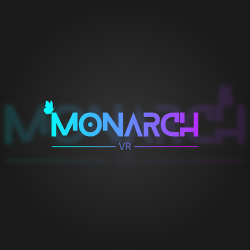 Design a fun, modern logo for a VR game featuring the Monarch Butterfly Design by Kris1923