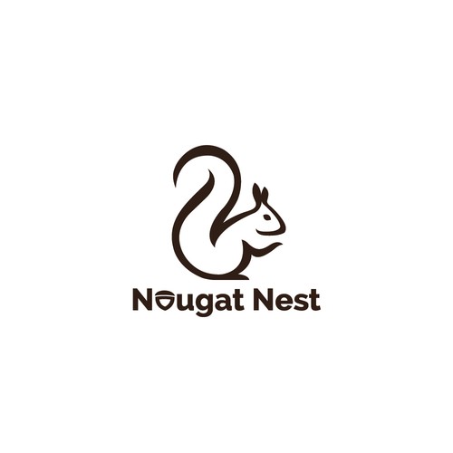 Simple yet elegant Squirrel design Diseño de Greycell design
