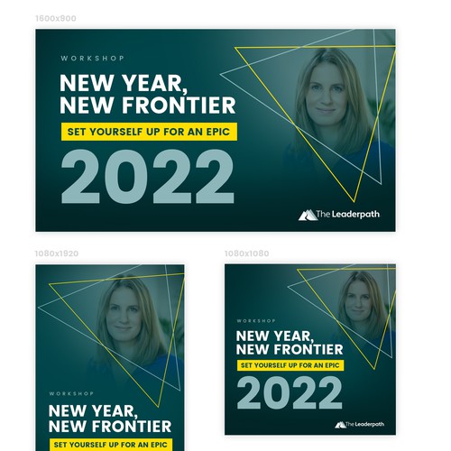 New Year, New Frontier Workshop Banner Diseño de Neef