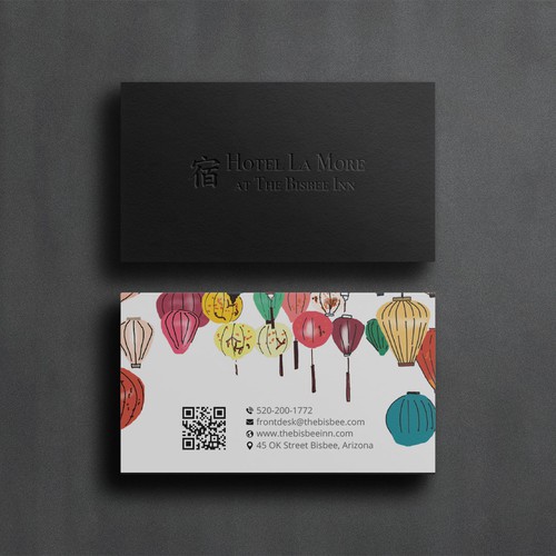 Business Card for Boutique Hotel Diseño de Birendra Chandra Das