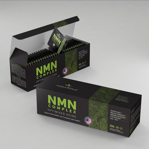 Guaranteed contest! 30 packets Dietary Supplement BOX private project followed! Design by maxponto