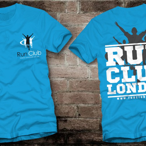 t-shirt design for Run Club London Design by PrimeART