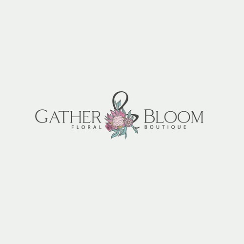 A gorgeous eye catching logo design for a new floral boutique Design by Mararti