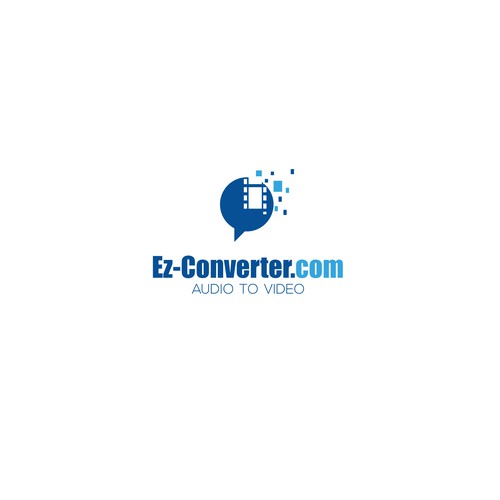 ez-converter logo: audio to video Design by Alam_H