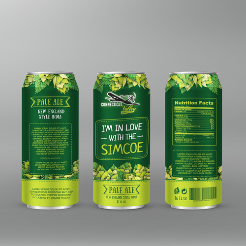 Design a can wrap for our Brewing Company's newest beer! Design by maxgraphic