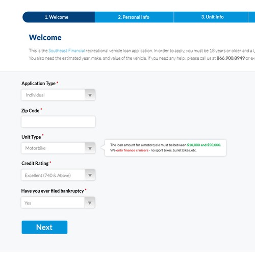 Create a Credit Application Landing Page Design | Landing page design ...