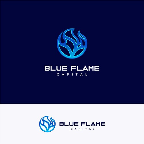 We need a Blue Flame Logo worthy of classic car hood status...but not...really. Design by PointLab