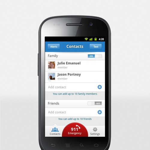 Emergency Response App looking for a great Android Design!!! Réalisé par Efrud
