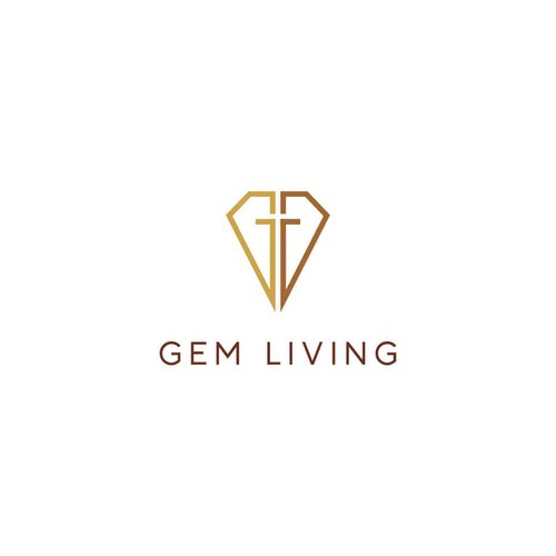 Geometrical, minimalist, modern brand design for Gem Living Design by The Last Hero™