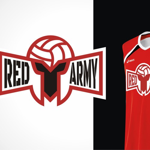 Create a cool, intense, captivating and intimidating logo for a Sports Team - RED ARMY Design by arastanian