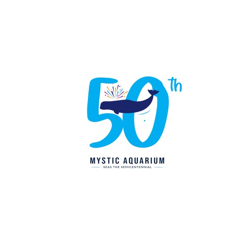 Mystic Aquarium Needs Special logo for 50th Year Anniversary Design by Passionately Curious