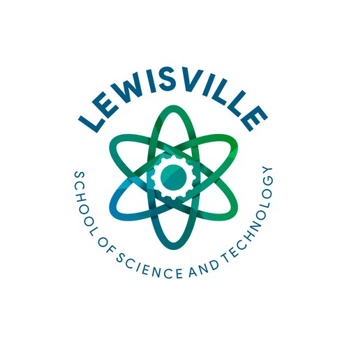 Lewisville SciTech Logo Design by mateuzord