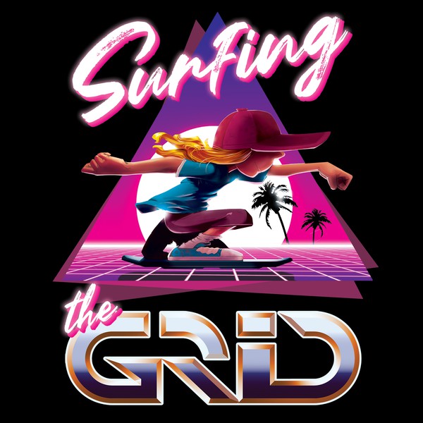 Design by Smovla titled "Surfing the grid"