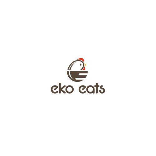 Design a cute, modern logo for eko eats, a Korean fried chicken ...