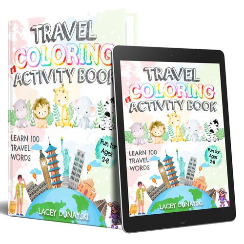 Design title and subtitle for coloring book Design by Abrar6271