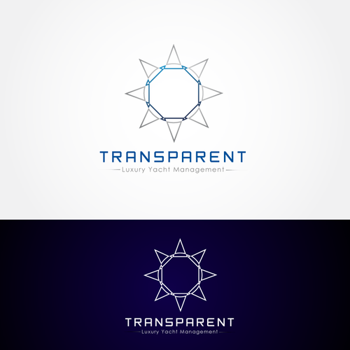 logo for TRANSPARENT Luxury Yacht Management Design by stolb