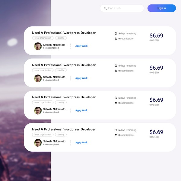 FREELANCING SITE REDESIGN