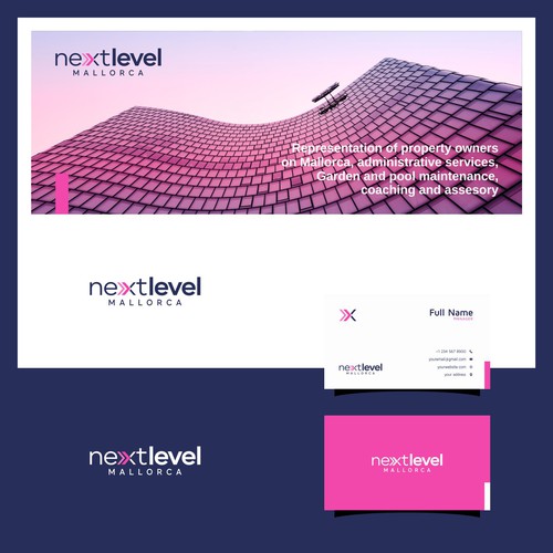 "NEXT LEVEL" winning Logo & social media pack