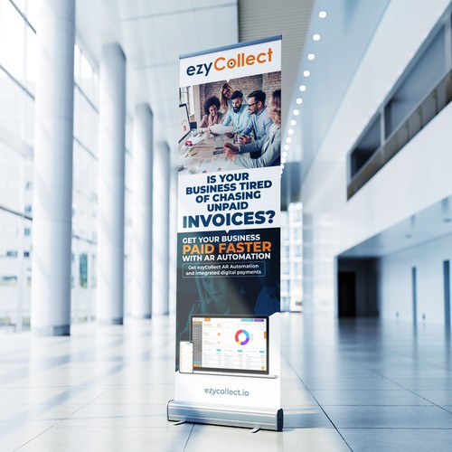 B2B Saas Pull Up Banner for Trade Show Design by icon89GraPhicDeSign