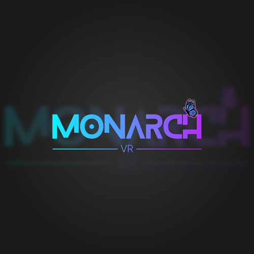 Design a fun, modern logo for a VR game featuring the Monarch Butterfly Design by Kris1923