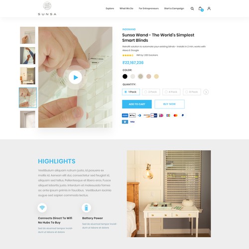 Shopify Design for New Smart Home Product! Design von FuturisticBug