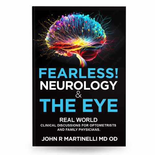 Medical Cover about Neurology & The Eye/Vision in a bold yet engaging style for a new educational series for physicians. Design by anisha umělec