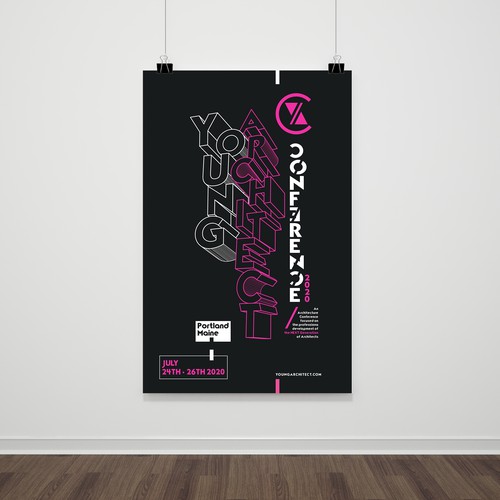 Poster Design for Millennial Architecture Conference Design by Adobian™