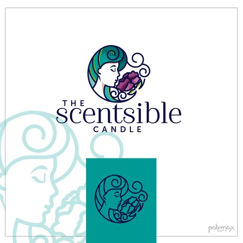 Design a beautiful logo for The Scentsible Candle (Guaranteed Winner) Design by polymax