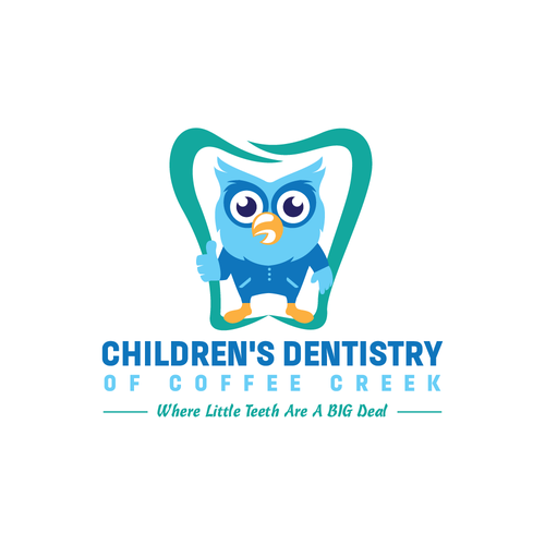 Pediatric Dental office needing a fun, playful, yet sophisticated logo design Design by aqiio.dsgn