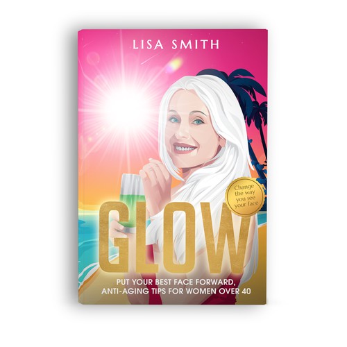 Hollywood Beauty Secrets for Women over 40 Book Cover Design デザイン by @Ikrima_ArtStudio
