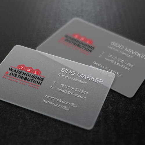Create a capturing Logo and Business card for 3PL Warehousing & Dist