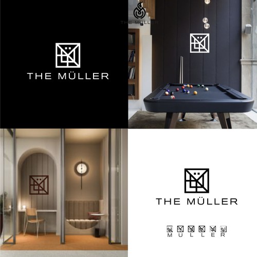 Want a challenge? Use the umlaut  - create a luxury logo for an apt building – The Müller Design by S.H Designs