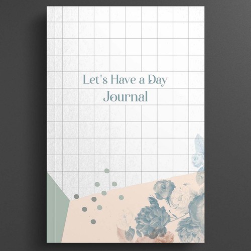 Minimalistic pinterest vibe for a self help journal cover Design by R°Z°L