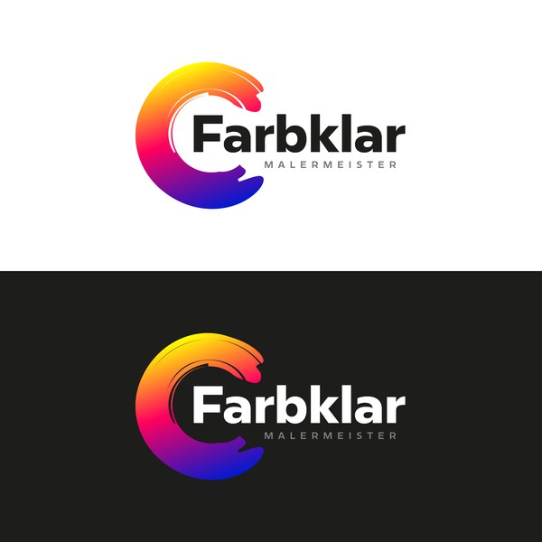 Logo-Design "Farbklar"