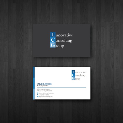 Design di ICG Business Cards di Head Office