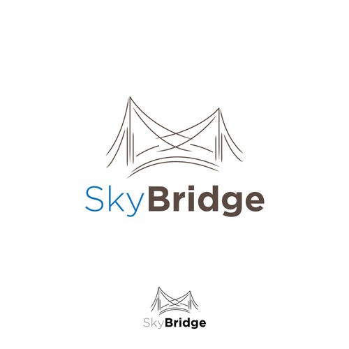 Create an eye catching, unusual and memorable logo for SkyBridge. Design by Custom Logo Graphic