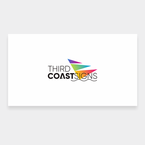 New vibrant business logo and branding for a sign making company serving Chicago Design by ntôþ