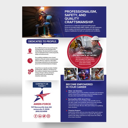 Ameri-Force electronic brochure Design by Qinkqink