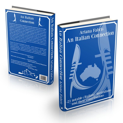 An Italian Connection: book cover design Diseño de AlxE