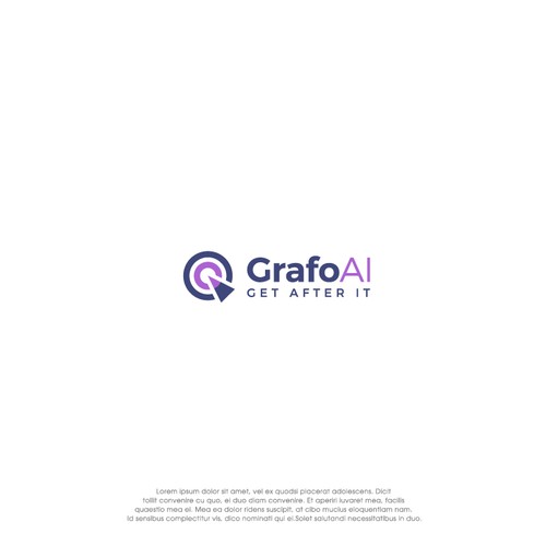 GrafoAI | Artificial Intelligence Writer Logo Design by oakbrand™