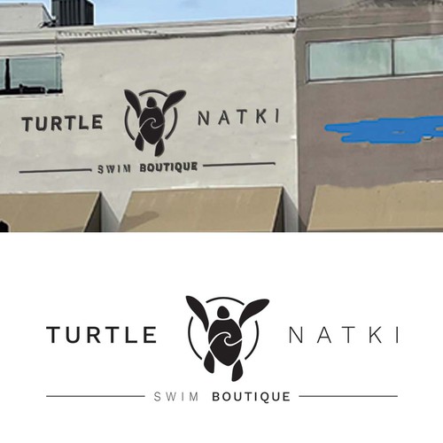 Store Front Sign for a boutique/swimwear brand Design by Rania DH