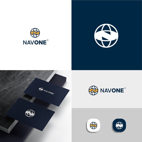 NavOne Logo - Sub Brand of NavPass.aero Design by Leo Sugali