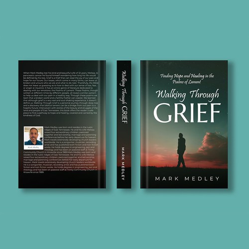 Book Cover: "Walking Through Grief" Guaranteed Winner! Design by H.Khush