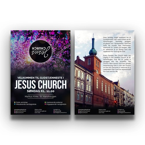 Design Hipster Church Flyers Postcard Flyer Or Print Contest 99designs